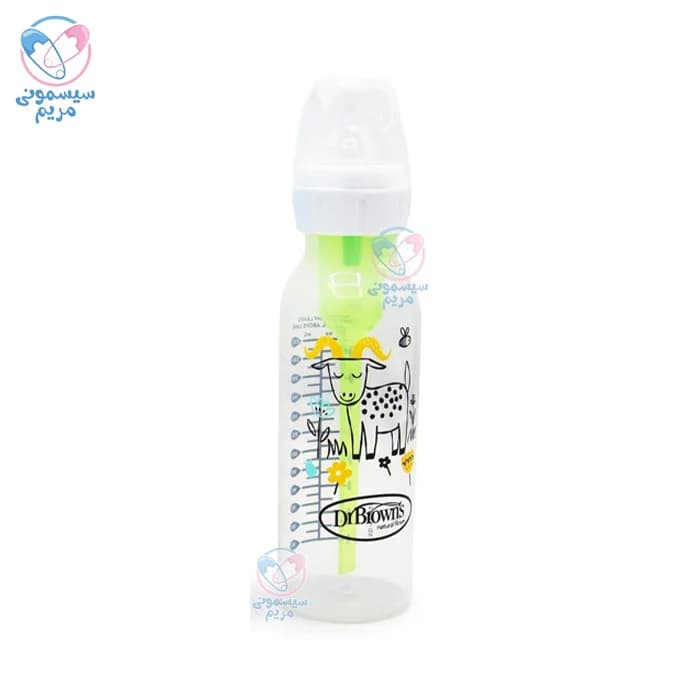 شیشه شیر 250 میل طلقی دکتر براون بز Dr.Brown’s 81107