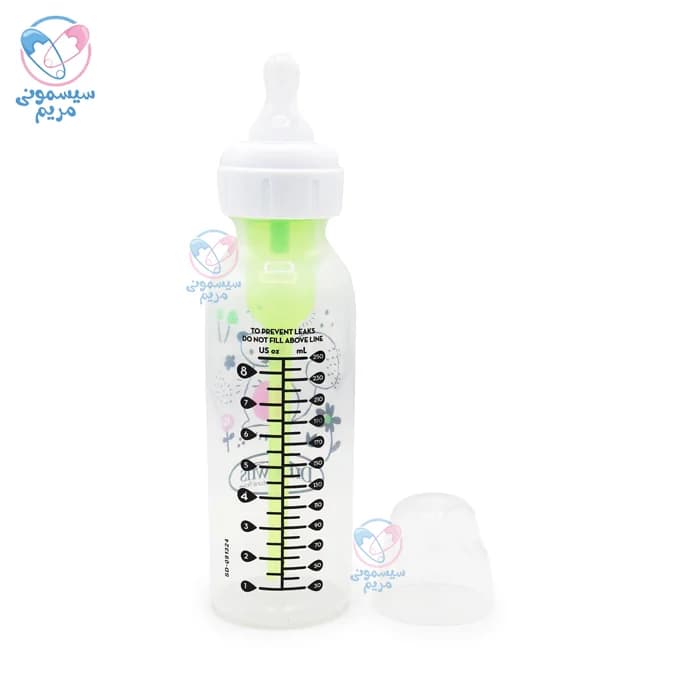 شیشه شیر 250 میل طلقی دکتر براون سنجاب Dr.Brown’s 81108 — تصویر ۲