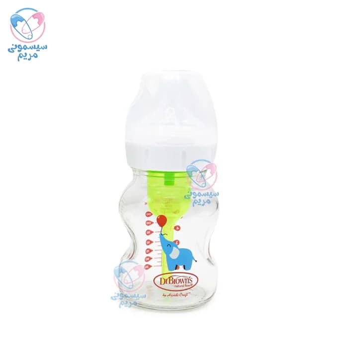شیشه شیر تپل 150 میل پیرکس دکتر براون فیل Dr.Brown’s