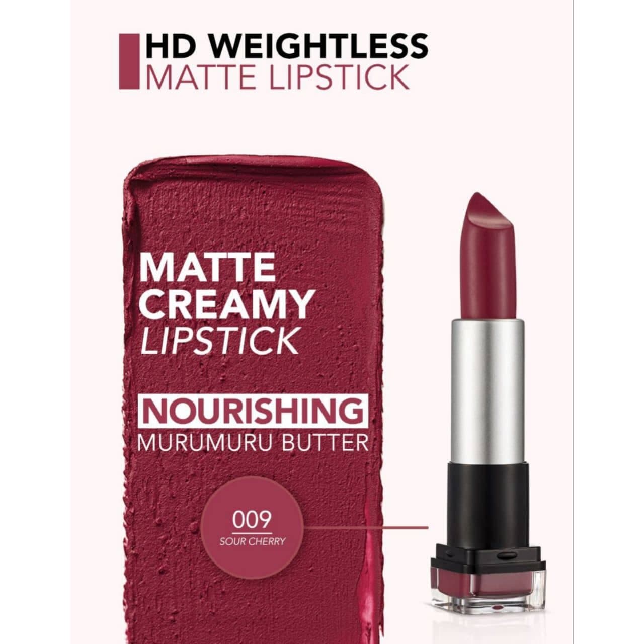رژ لب جامد اچ دی ویتلس مات فلورمارflormar مدل HD Weightless Matte همه شماره ها — تصویر ۴
