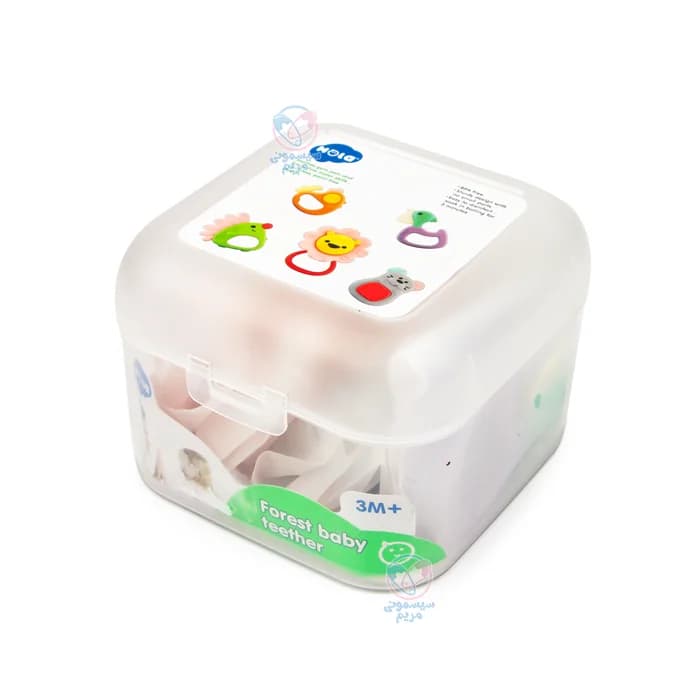 جغجغه و دندانگیر 5 عددی باکس‌دار هولا تویز (هولی تویز) 318 Hola Toys — تصویر ۳