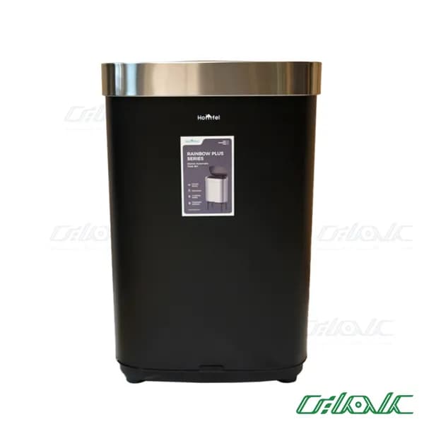 سطل زباله هوشمند مربع هومفل مدل 485-425-285-225 (50L) — تصویر ۳