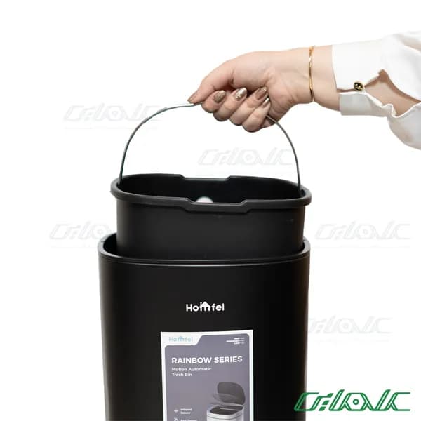 سطل زباله هوشمند مربع هومفل مدل 282-222 (12L) — تصویر ۷