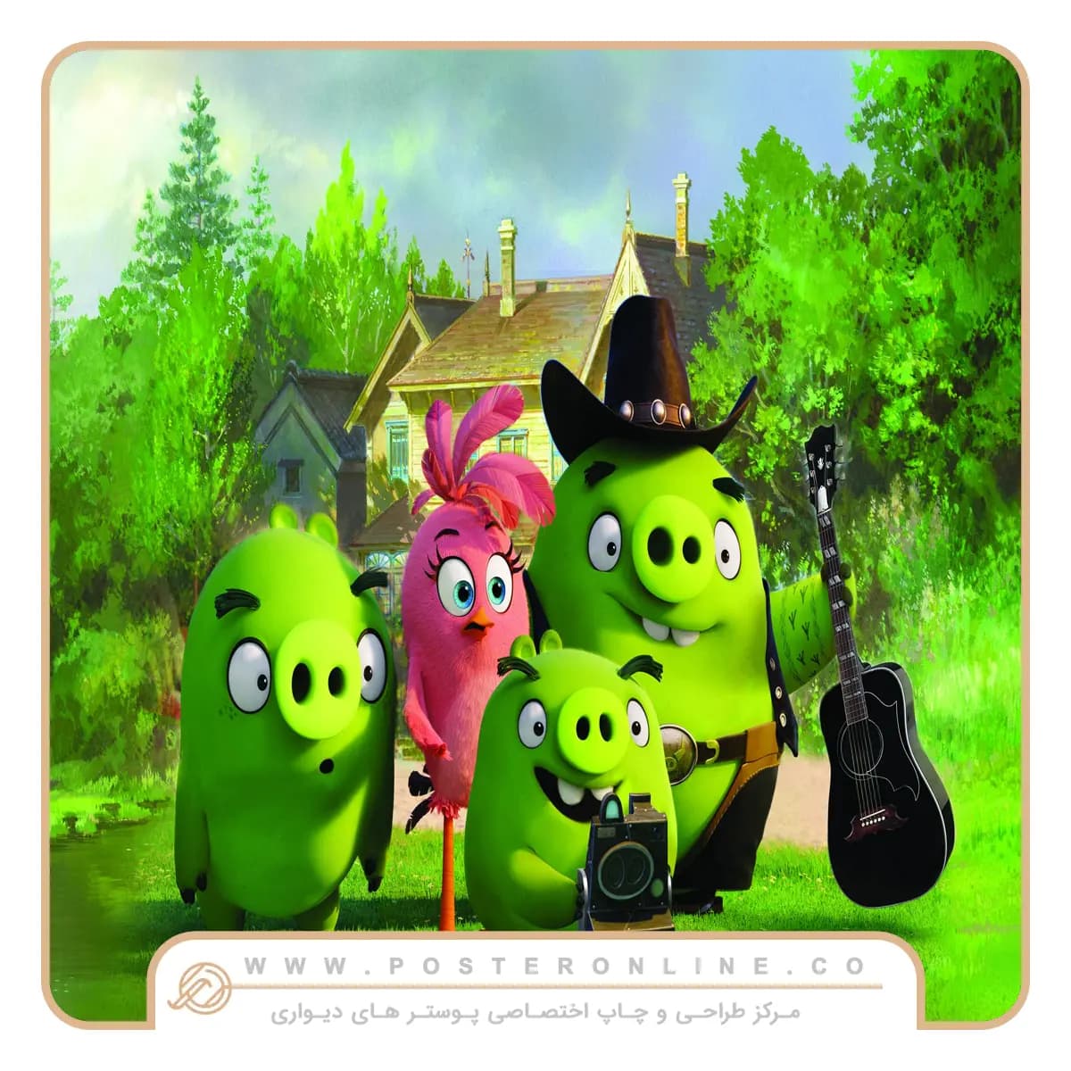 پوستر دیواری انیمیشن Angry Birds کد k-1018 — تصویر ۳