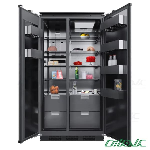 یخچال فریزر ساید بای ساید توکار مونوگرام مدل MBRF 550 X GE — تصویر ۳