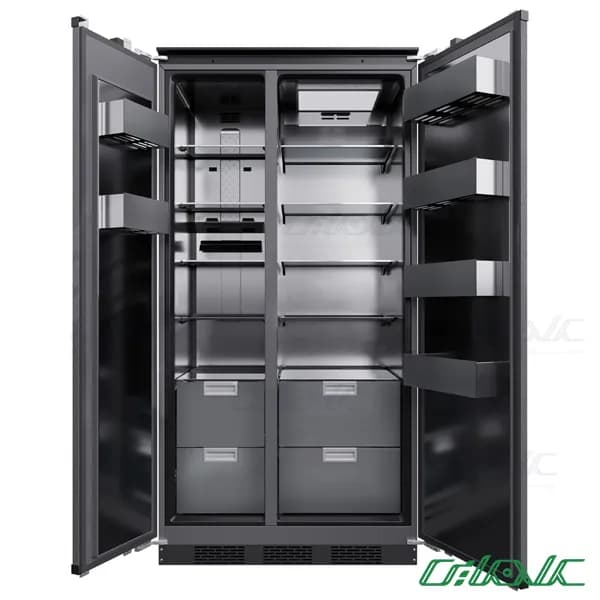 یخچال فریزر ساید بای ساید توکار مونوگرام مدل MBRF 550 X GE
