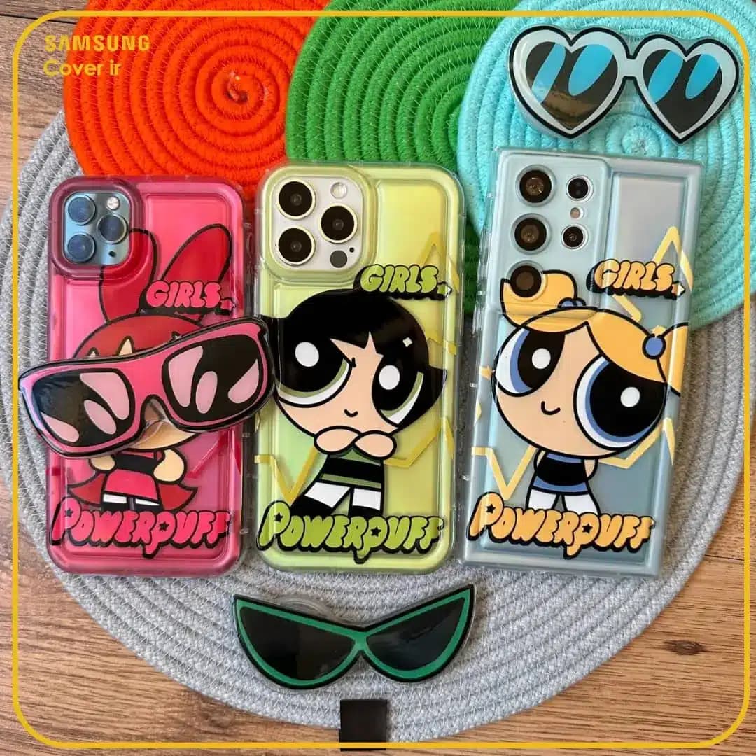 قاب power puff پاپ سوکت دار — تصویر ۲