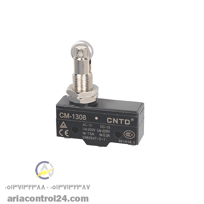 میکروسوئیچ فشاری قرقره دار CM-1308 — تصویر ۲