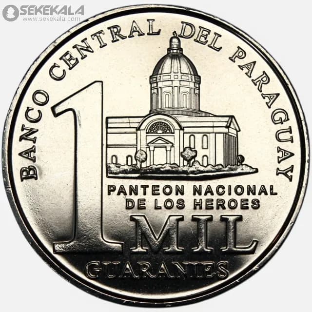 سکه 1000 گوارانی پاراگوئه 2022 (UNC)