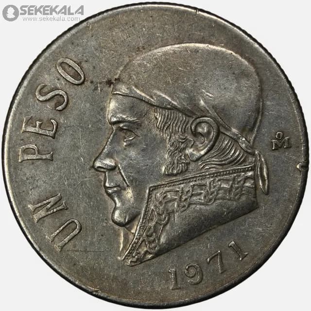 سکه 1 پزو مکزیک 1971