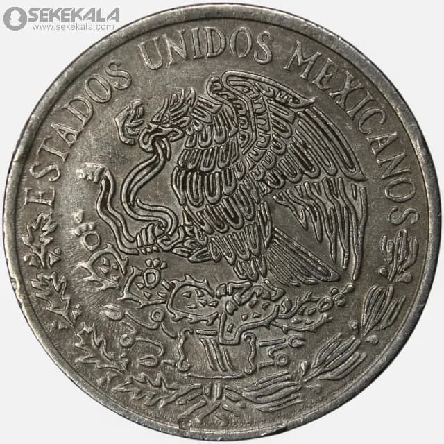 سکه 50 سنتاوو مکزیک 1975 — تصویر ۳