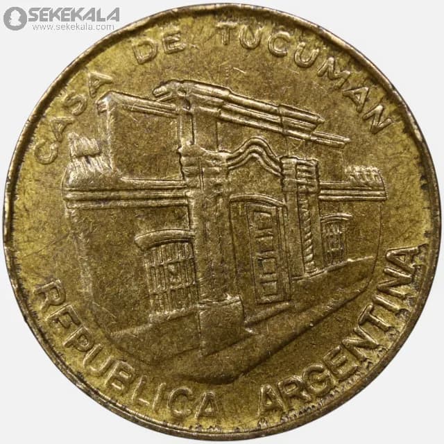 سکه 10 پزو آرژانتین 1985