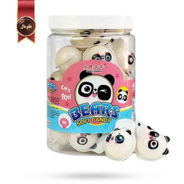 مارشمالو ژله ای دیر دادا Deer DaDa مدل پاندا با طعم هلو Bears panda پک 30 تایی (اورجینال)
