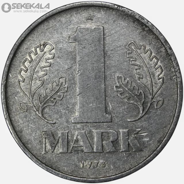 سکه 1 مارک آلمان شرقی 1973