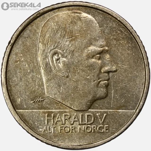 سکه 10 کرون نروژ 1996 (هارالد پنجم)