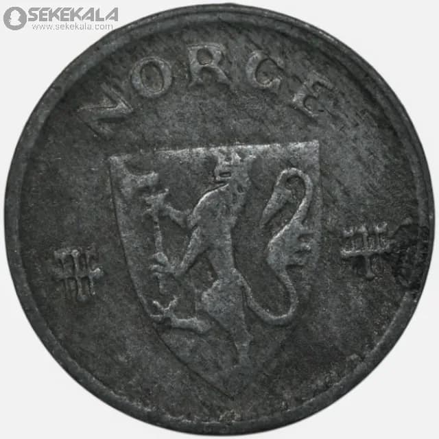 سکه 1 اوره نروژ 1942 (هاکان هفتم)