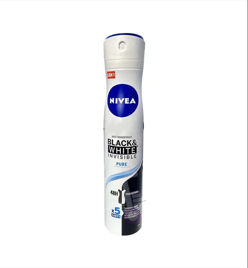 اسپری زنانه نیوا Nivea مدل Black & White Invisible Pure