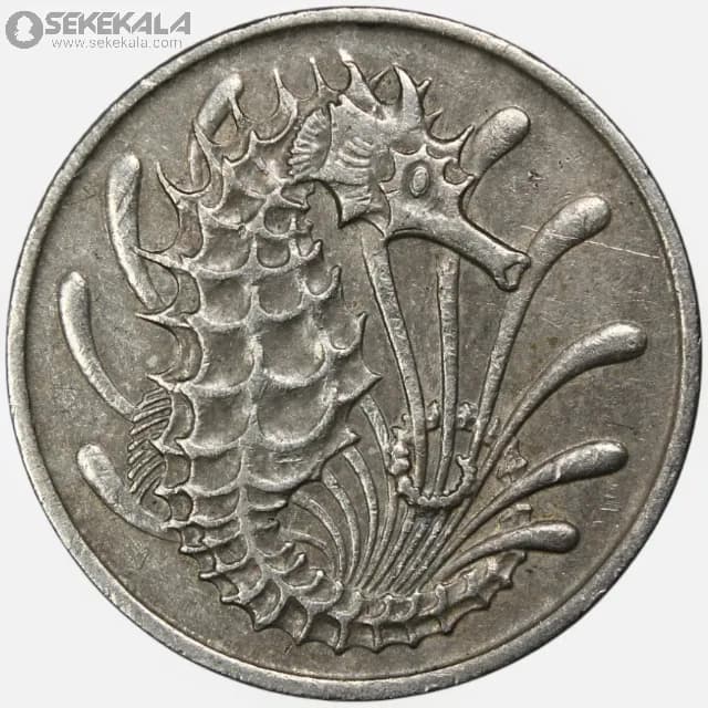 سکه 10 سنت سنگاپور 1968