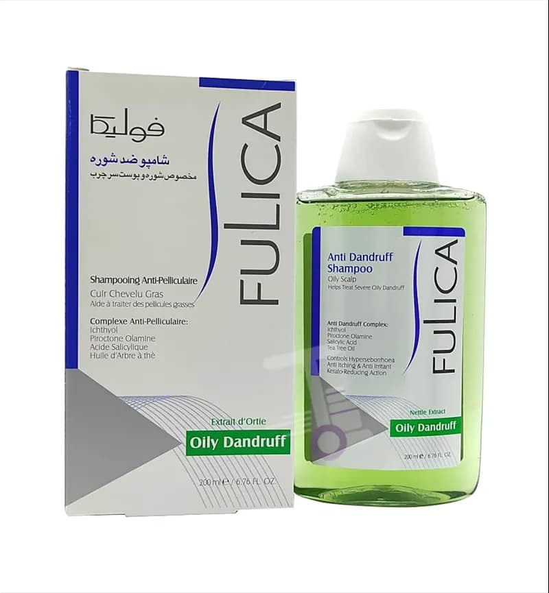 شامپو ضد شوره فولیکا Fulica مخصوص شوره و پوست سر چرب — تصویر ۲