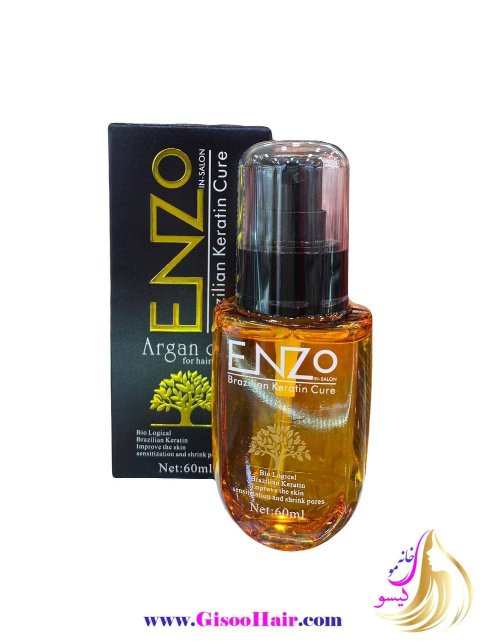 سرم مو و پوست روغن آرگان چند منظوره انزو ENZO