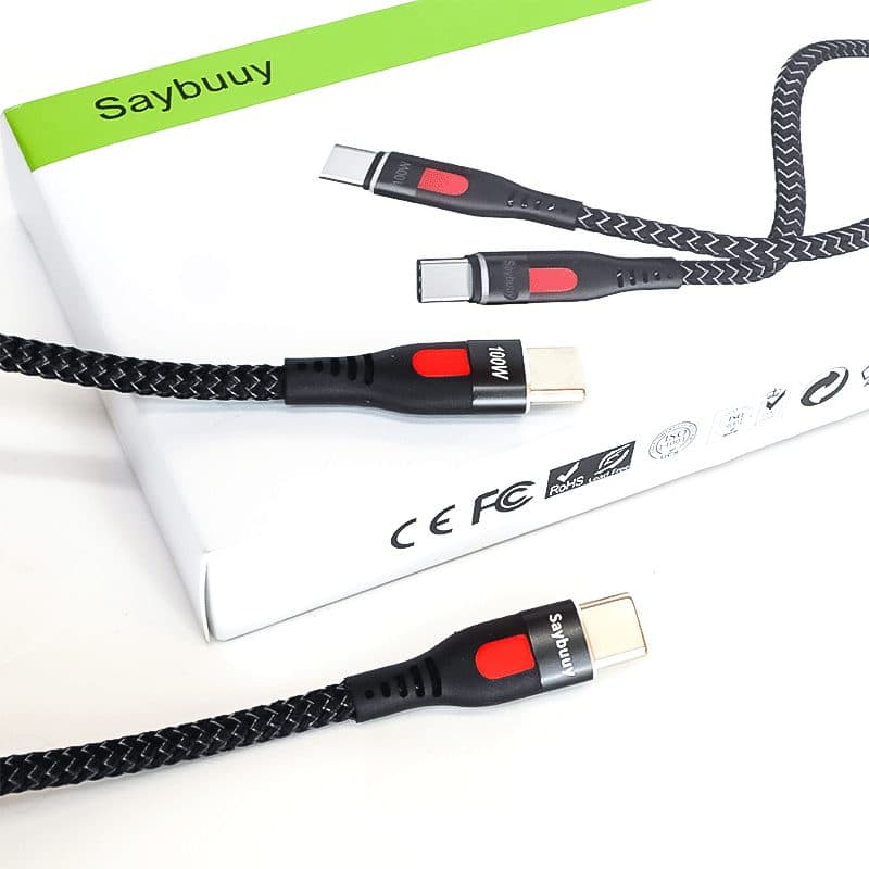 کابل شارژ دوسر تایپ سی 100 وات Saybuuy K3-PD
