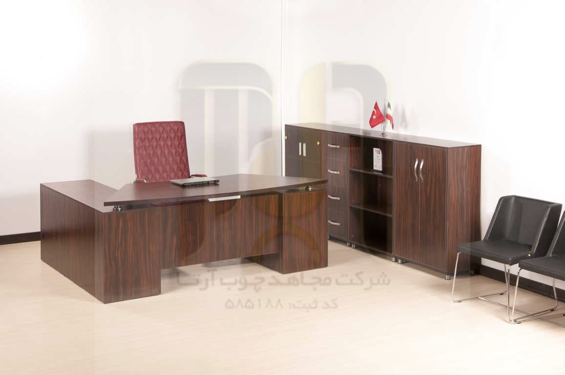میز مدیریتی الدار ویکتوریا مجاهد چوب آرتا