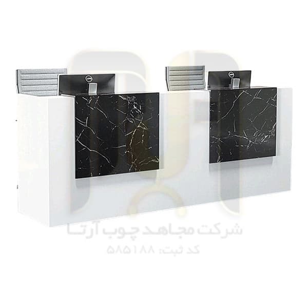 میز کانتر هایگلاس مجاهد چوب آرتا