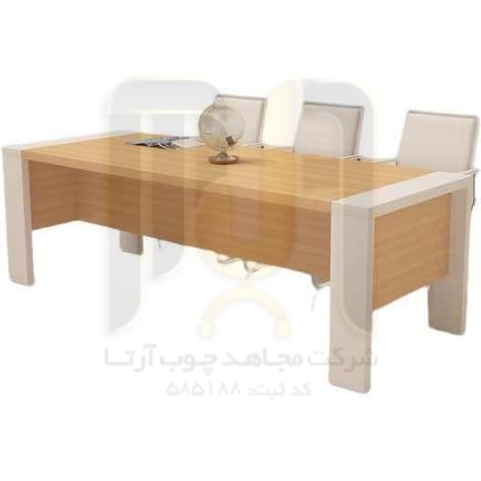 میز کنفرانس 6 نفره مجاهد چوب آرتا