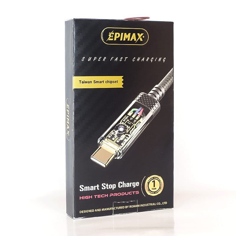کابل شارژ کنفی تایپ سی اپیمکس EPIMAX EC-132 — تصویر ۳