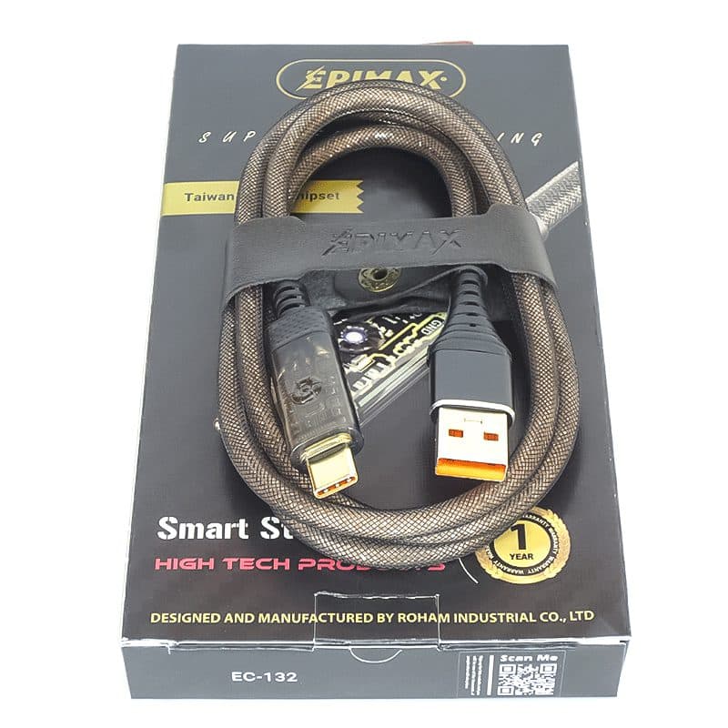 کابل شارژ کنفی تایپ سی اپیمکس EPIMAX EC-132 — تصویر ۵