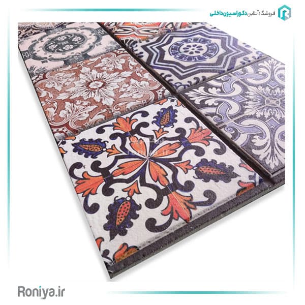 دیوارپوش طرح اسلیمی کد BT-05 — تصویر ۳