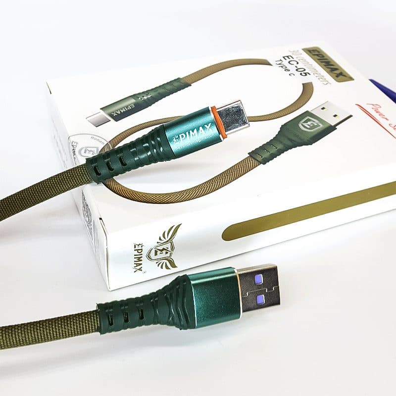 کابل شارژ تایپ سی پاوربانک اپیمکس EPIMAX EC-05 — تصویر ۲