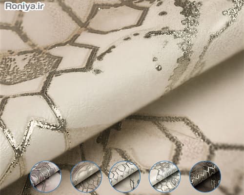 کاغذ دیواری طرح هندسی شاین دار کد 11TI096
