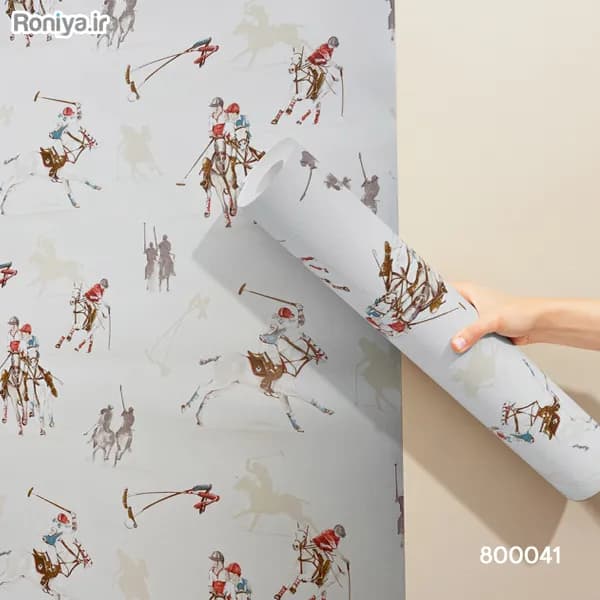 کاغذ دیواری روشن اتاق نوجوان کد 800041