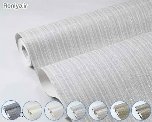 کاغذ دیواری برجسته راه راه کد 51-58