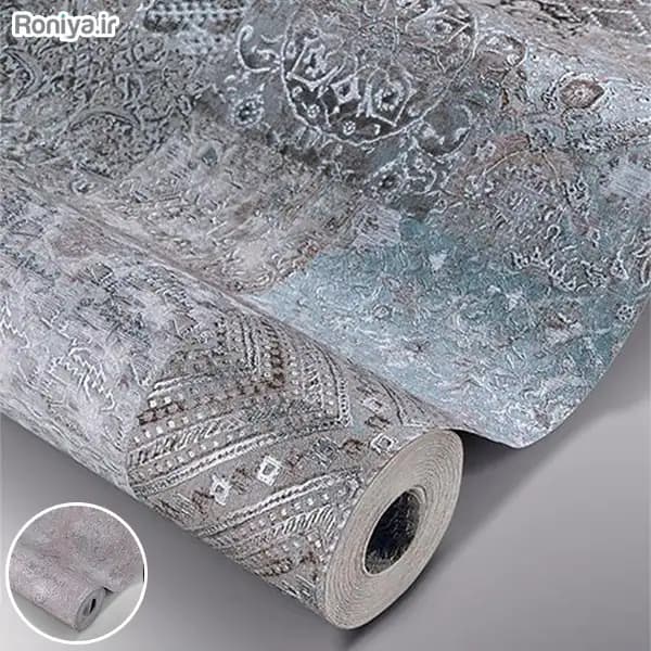 ست کاغذ دیواری طرح چهل تیکه رنگی کد 00119 + طرح ساده — تصویر ۲