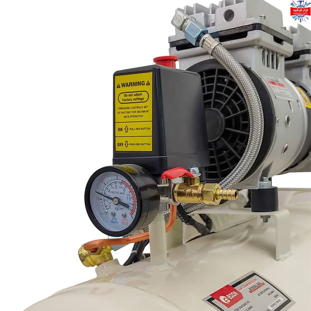 کمپرسور باد 50 لیتری سایلنت ادون مدل ED550-50L — تصویر ۵