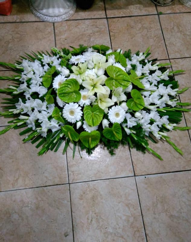 سبد گل کشیده رومیزی کد 681
