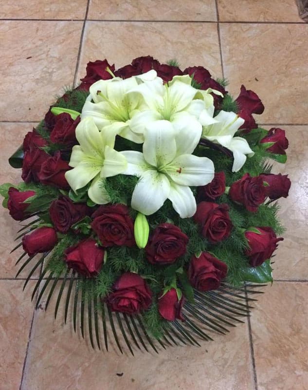سبد گل گرد کد 671 — تصویر ۲