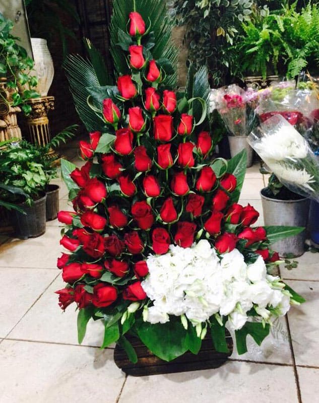 سبد گل یکطرفه کد 661