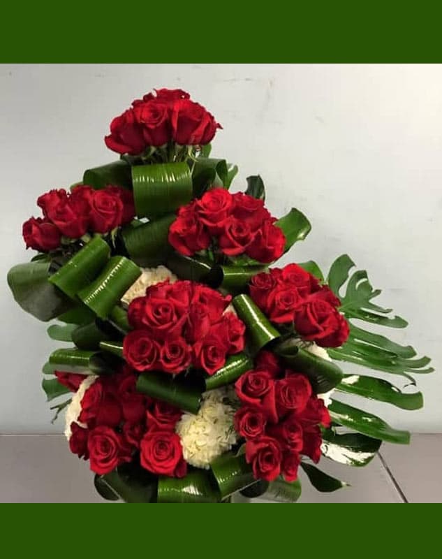 سبد گل تکه ای یکطرفه کد 660