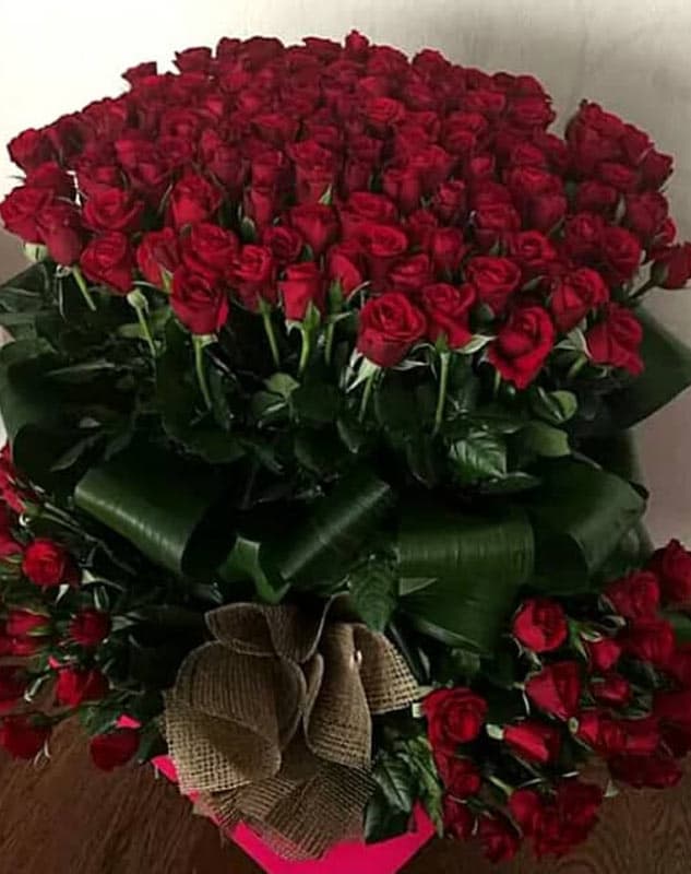 سبد گل یکطرفه تکه ای کد 659