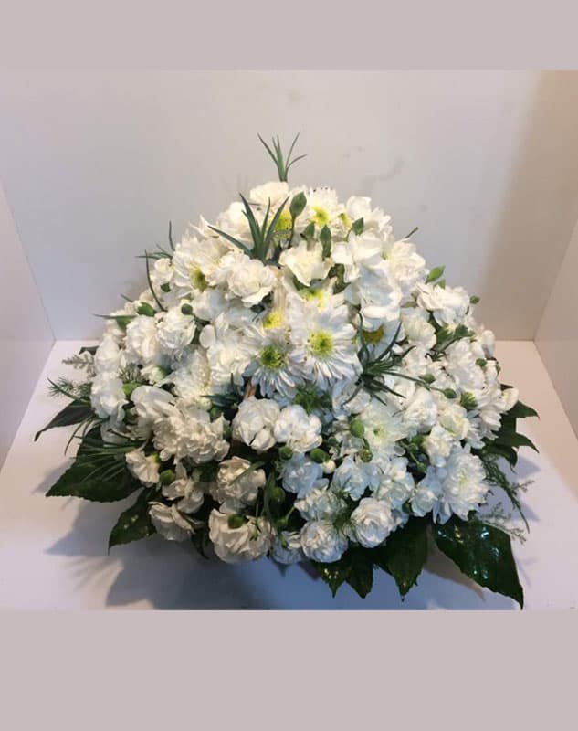 سبد گل گرد دسته دار کد 637 — تصویر ۲