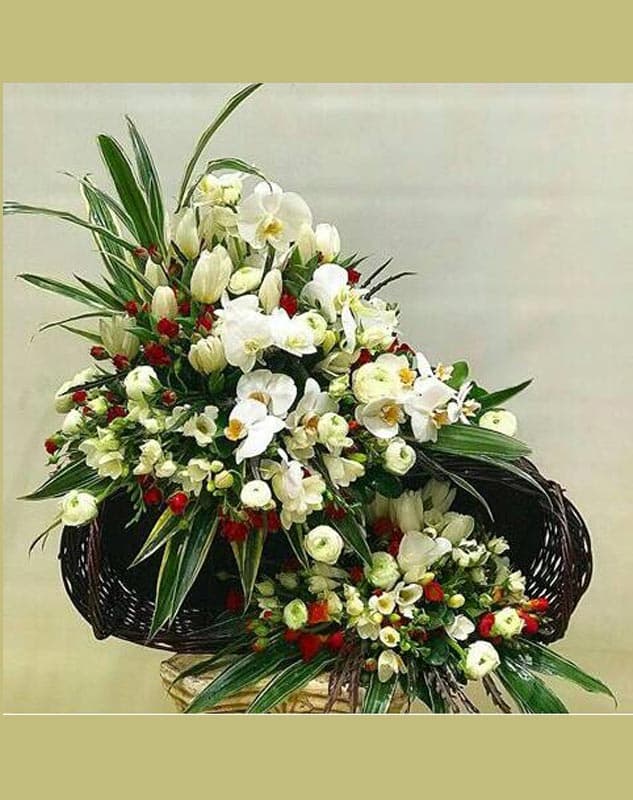 سبد گل کشویی دو طبقه کد 635