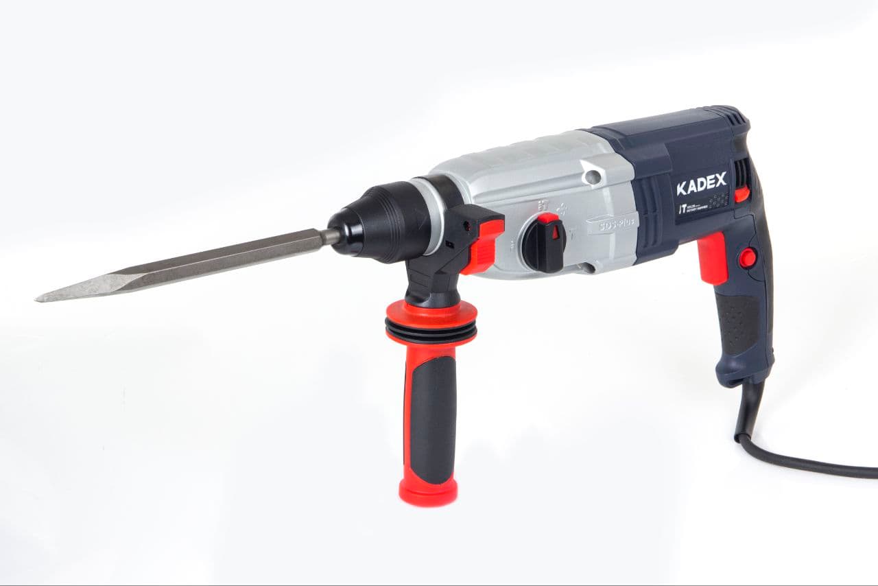 دریل بتن کن سه حالته چهارشیار 850 وات صنعتی کادکس مدل KADEX K8128 — تصویر ۳