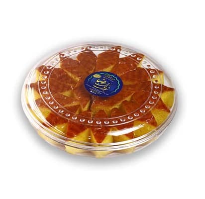 شیرینی شربتی زعفرانی رضا قزوین – 500گرم
