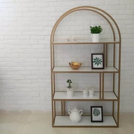 استند مدرن چوبی و فلزی G179 مبلمان اورلین مدل 967594