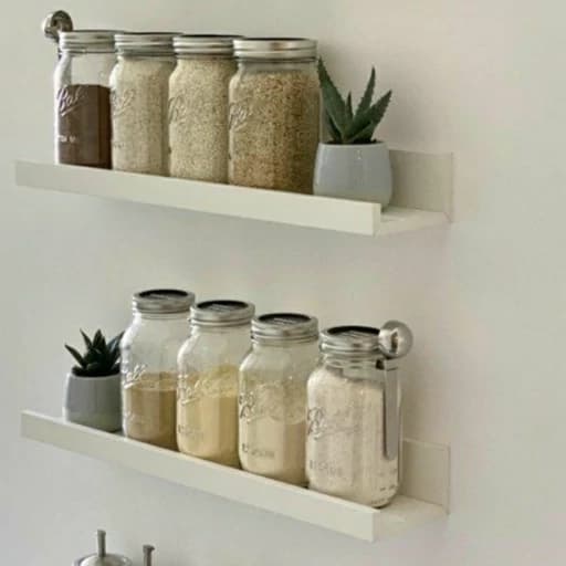 شلف دیواری آشپزخانه oak-0045 مبلمان اورلین مدل 967592