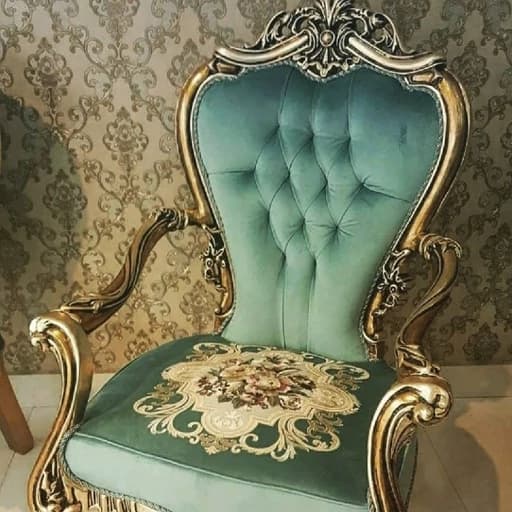 مبل استیل کلاسیک سلطنتی مدل نگین مبلمان اورلین مدل 959276