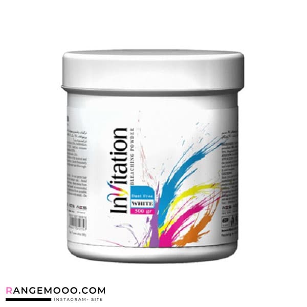 پودر دکلره سفید اینویتیشن مقدار 500 گرم ا Invitation White 500g